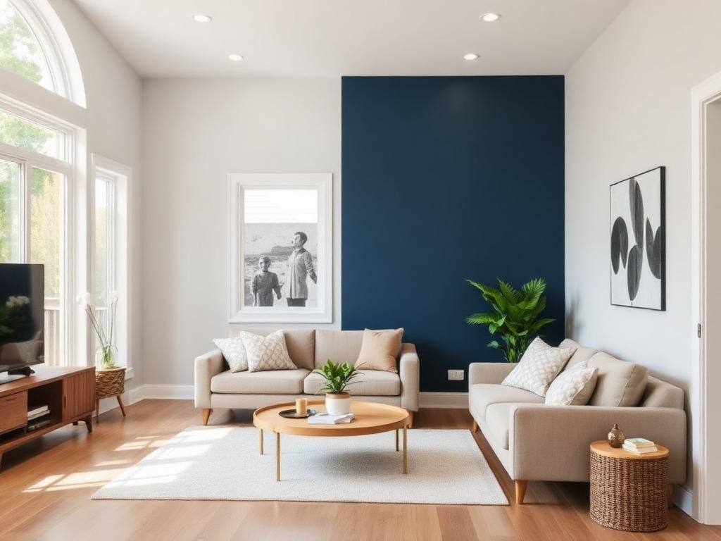 Interior painting work